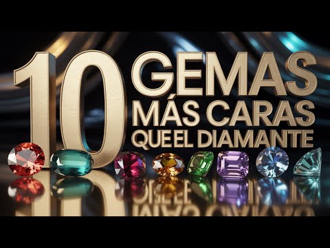 10 GEMAS QUE VALEN MAS QUE EL DIAMANTE 💰Top Piedras Preciosas Más Caras del Mundo