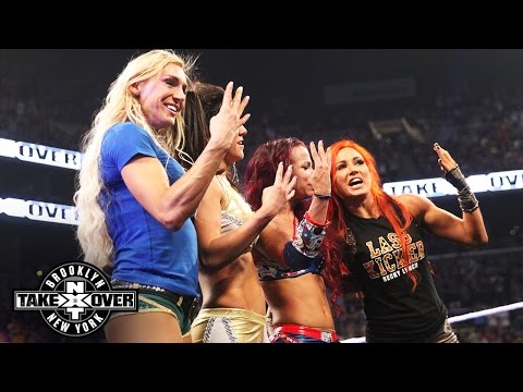 The women of NXT take a curtain call: NXT TakeOver: Brooklyn, only on WWE Network