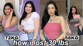 PAANO AKO PUMAYAT?! (How I Lost 30lbs)   My Weight Loss Journey | Toni Sia