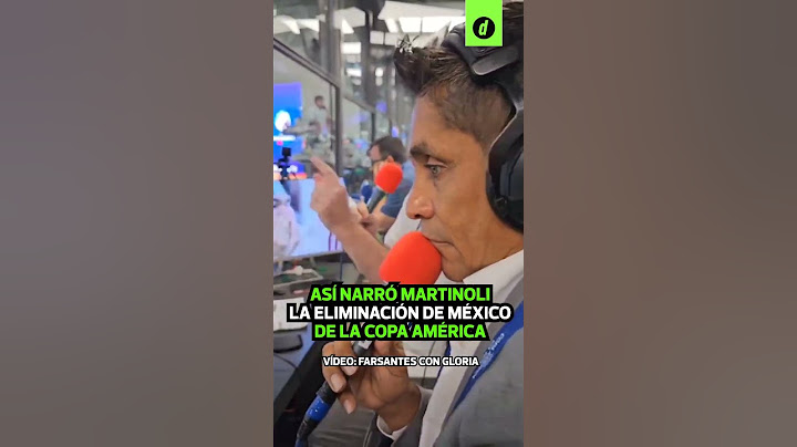 MARTINOLI narra la ELIMINACIÓN de MÉXICO de la COPA AMÉRICA: "OTRO ROTUNDO FRACASO" | Depor