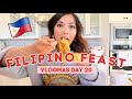 Eating Tons of Filipino Foods & My Family Visits Our New House | Vlogmas Day 20, 2020