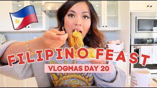 Eating Tons of Filipino Foods & My Family Visits Our New House | Vlogmas Day 20, 2020