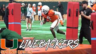 Linebackers in Spring Practice Drills | Chase Smith, New Players & Returners in New Numbers