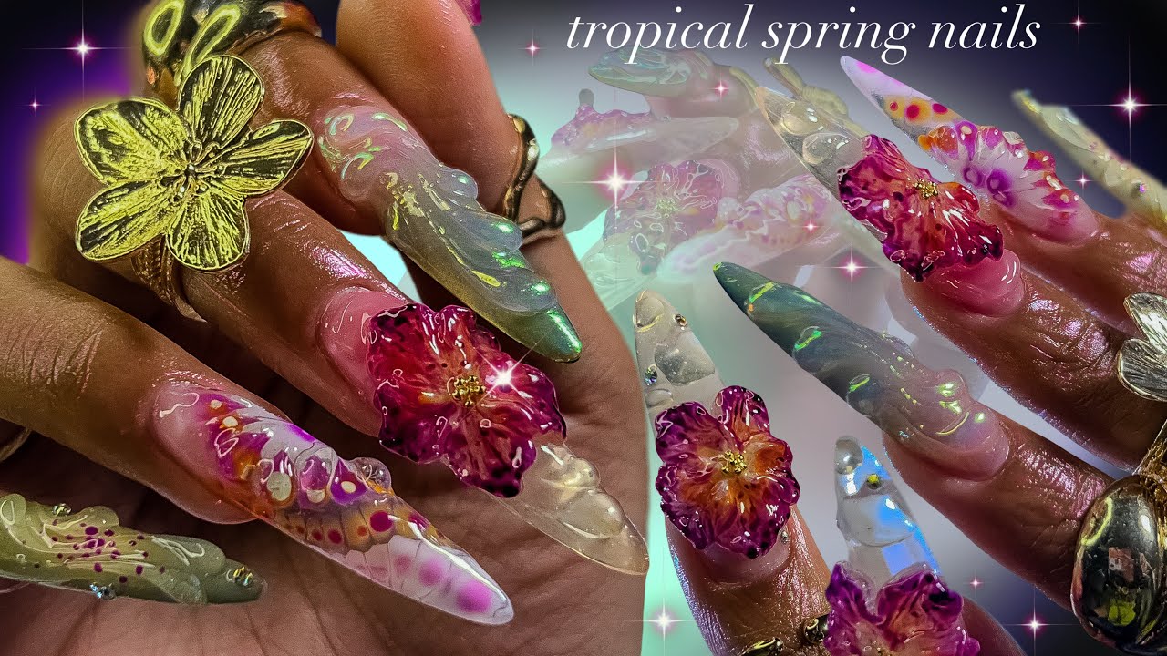 𝑻𝒓𝒐𝒑𝒊𝒄𝒂𝒍 𝑺𝒑𝒓𝒊𝒏𝒈 𝑵𝒂𝒊𝒍𝒔!🌺🥝✨| 𝒂𝒄𝒓𝒚𝒍𝒊𝒄 𝒂𝒑𝒑𝒍𝒊𝒄𝒂𝒕𝒊𝒐𝒏 + 𝒍𝒊𝒗𝒆𝒍𝒚 𝒏𝒂𝒊𝒍 𝒂𝒓𝒕✨