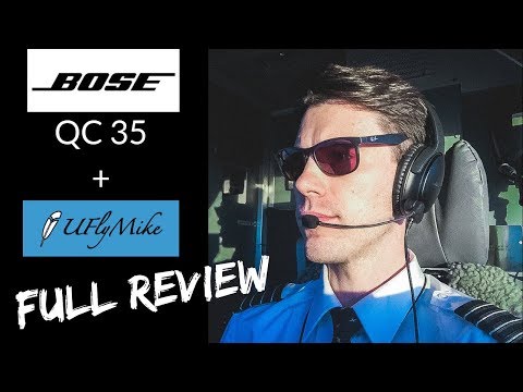 UFlyMike QC35 Setup - Unboxing and Full Review - Best Aviation Headset?