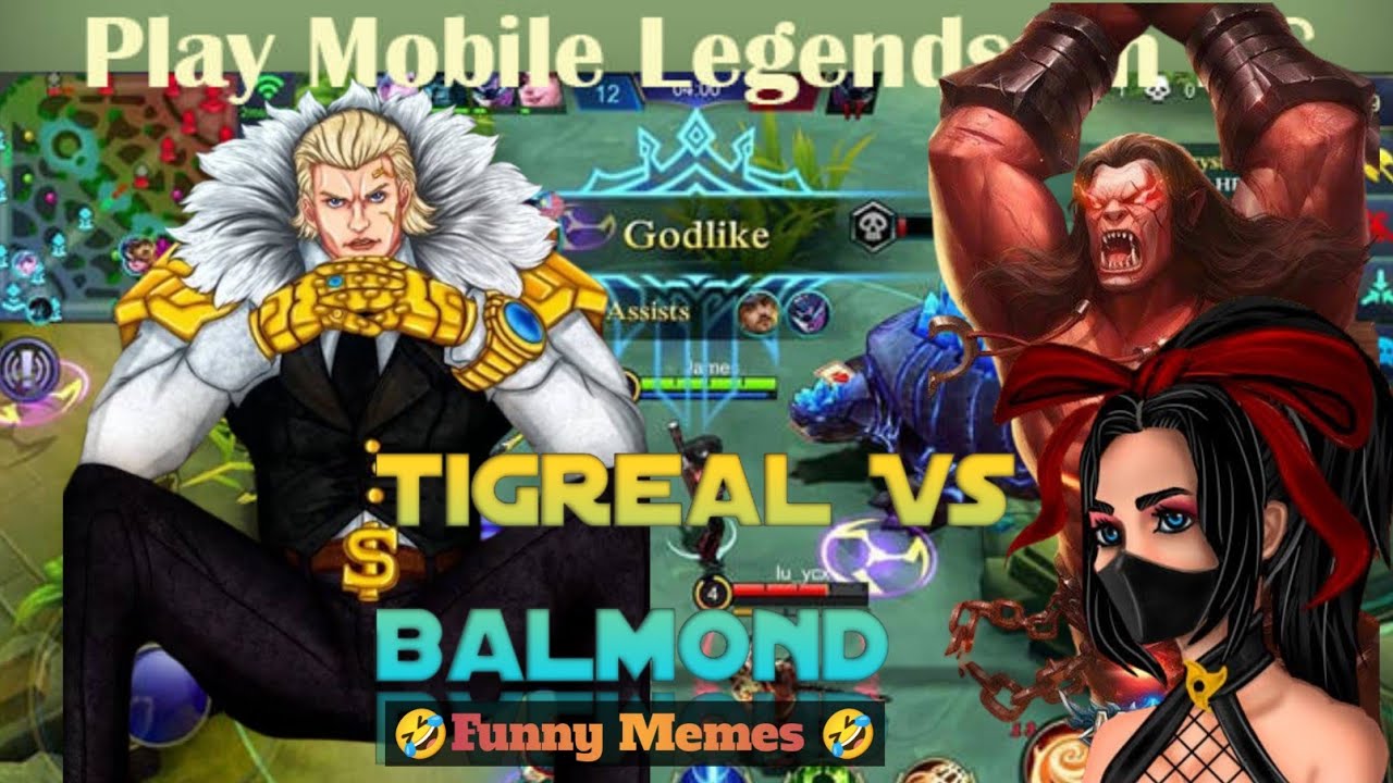 Funny Memes Music Tigreal Vs Balmond Hanabi Mobile Legends MLBB Game Killer 