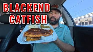Blackened Catfish & Crawfish Cornbread Étouffée at Grapevine Cafe | Cajun Food in Donaldsonville LA