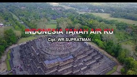 Lagu Indonesia Raya with intro and Text