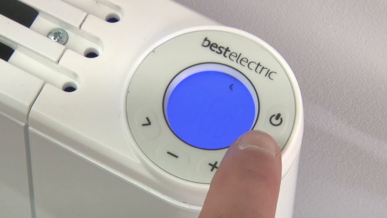 Slimline Curve Electric Radiator - Setting the Lower 'Reduced' Temperature Mode