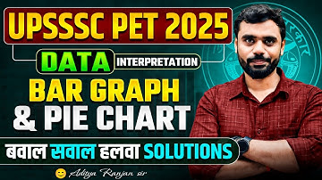 UPSSSC PET 2025 | 📊Data Interpretation (Bar Graph) 📈 & Pie Chart | हलवा Solutions| Aditya Ranjan Sir