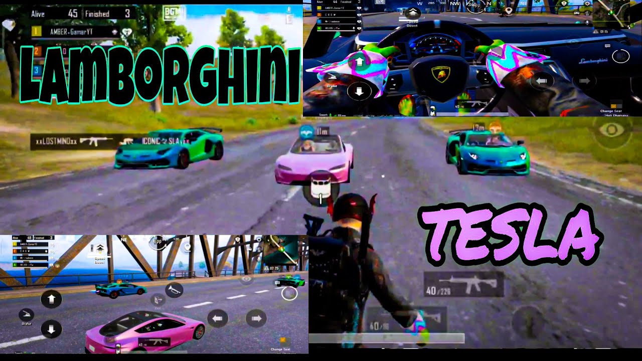 New Lamborghini and Tesla 🏎️ | BGMI | || AmBeR GaMeR || - YouTube