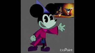 Mickey Mouse fantasia art