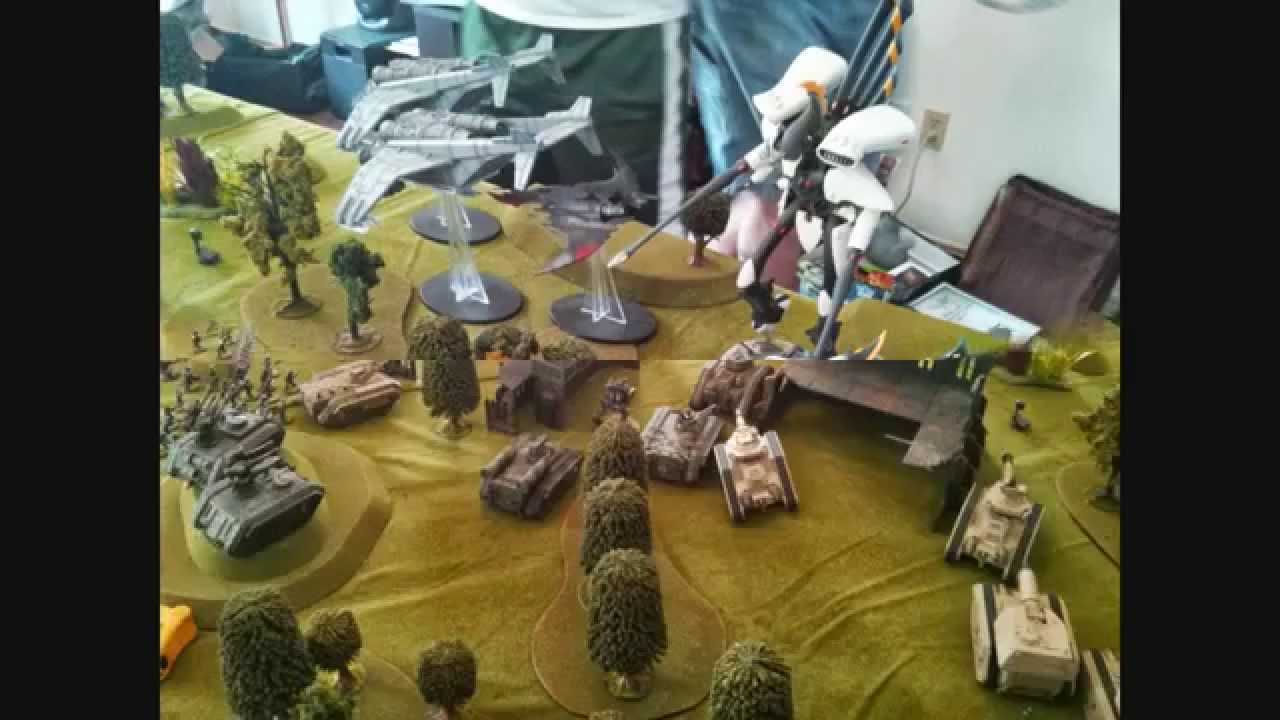 Imperial vs Eldar Apocalypse