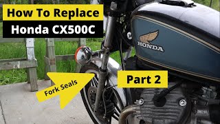 Honda CX500 1978 Replacement Fork Oil & Dust Seal Kit