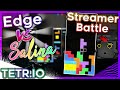 TETR.IO: Ranked Set vs. Salina! (Streamer Battle)