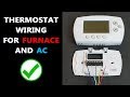 Basic Thermostat Wiring - How to Wire HVAC Thermostat