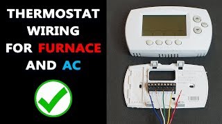 Basic Thermostat Wiring Youtube