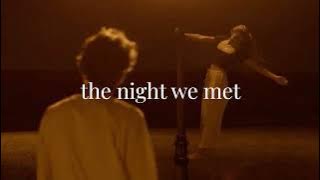 [playlist] the night we met 💘
