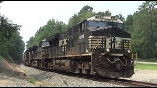 NS 64A Loaded Ethanol Train in Green Cut, GA 8/1/26