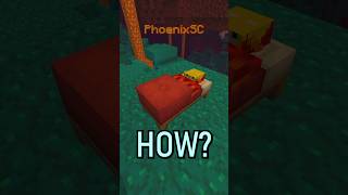 Sleeping in the Nether.