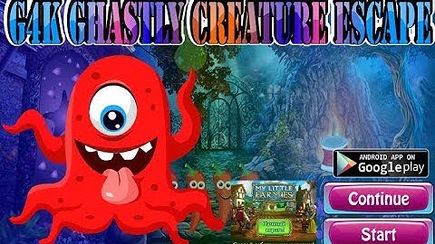 G4K Ghastly Creature Escape Walkthrough [Games4King]