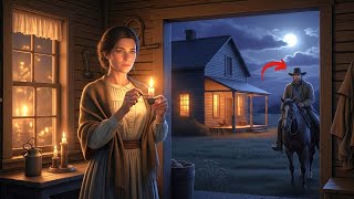 A Widow Lit a Candle Every Night — The Cowboy Passing By Finally Knocked on Her Door