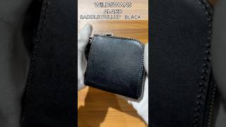 WILDSWANS ALARD サドルプルアップ L字ジップウォレット（ブラック