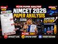 NIMCET 2026 Paper Analysis LIVE | Tough or Easy? Expected Cutoff & Student Reactions
