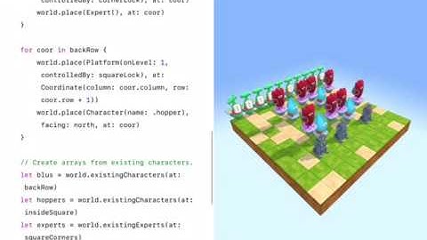 Swift Playgrounds: The Art of the Array