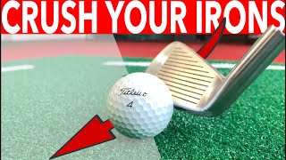 CRUSH YOUR IRONS WITH 3 SIMPLE STEPS! SIMPLE GOLF TIPS