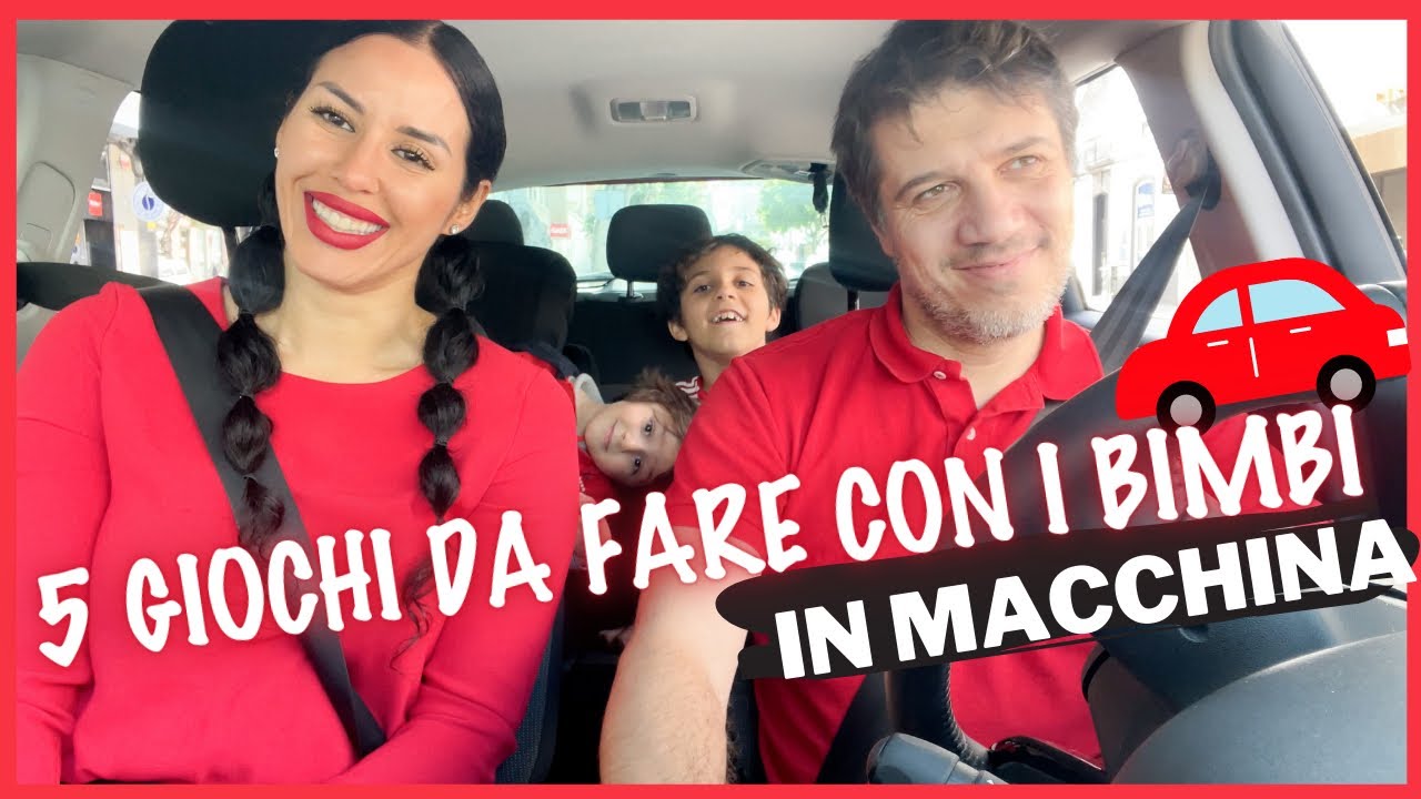 5 GIOCHI DA FARE IN MACCHINA CON I BAMBINI (+Bonus)