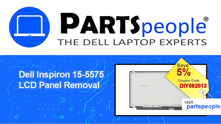 Dell Inspiron 15-5575 (P75F002) LCD Panel How-To Video Tutorial