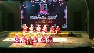 Al-Fatra Al-Fajar Putra Feshab Taman Budaya Dalam Rangka Hari Milad Raudhatus Syarif Yang Ke 10