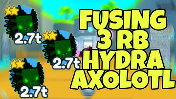 What Happens When You Fuse 3 RB Hydra Axolotl | Pet Simulator X!