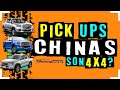 Pick ups medianas chinas ¿Realmente 4x4? Análisis y Comparativa con Toyota Hilux