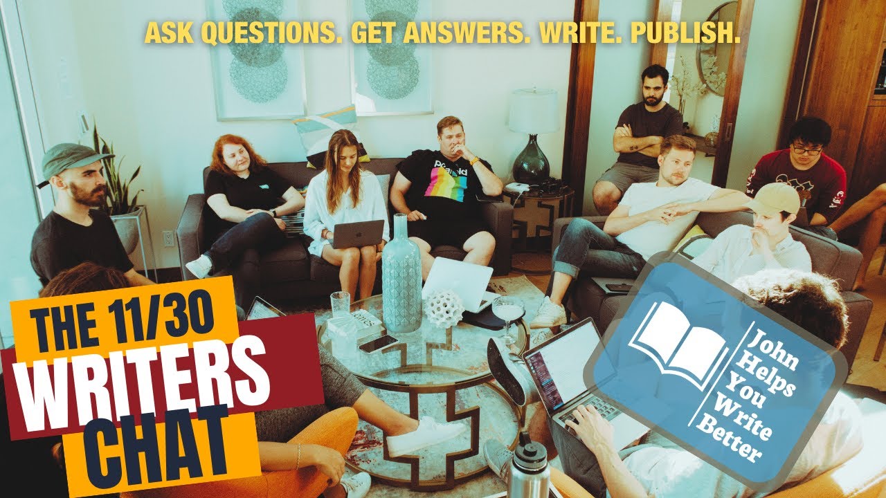 Writing Chat The Writers Chat for 11/30 | A Writing Coach Helps You Get Published ...