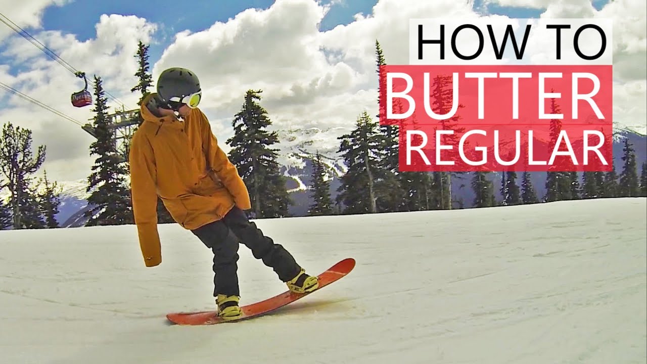 How To Butter On A Snowboard Snowboarding Tricks Regular Youtube inside Snowboard Tricks Butter