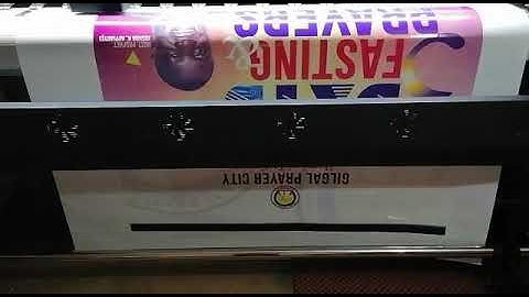 【Success Installation】Ghana Mimage 1.8m/6ft Large Format Eco Solvent Printer with Single XP600 Head