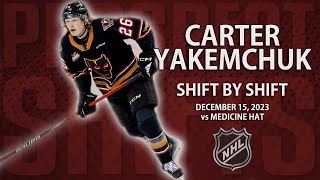 Carter Yakemchuk vs Medicine Hat | Dec 15 2023