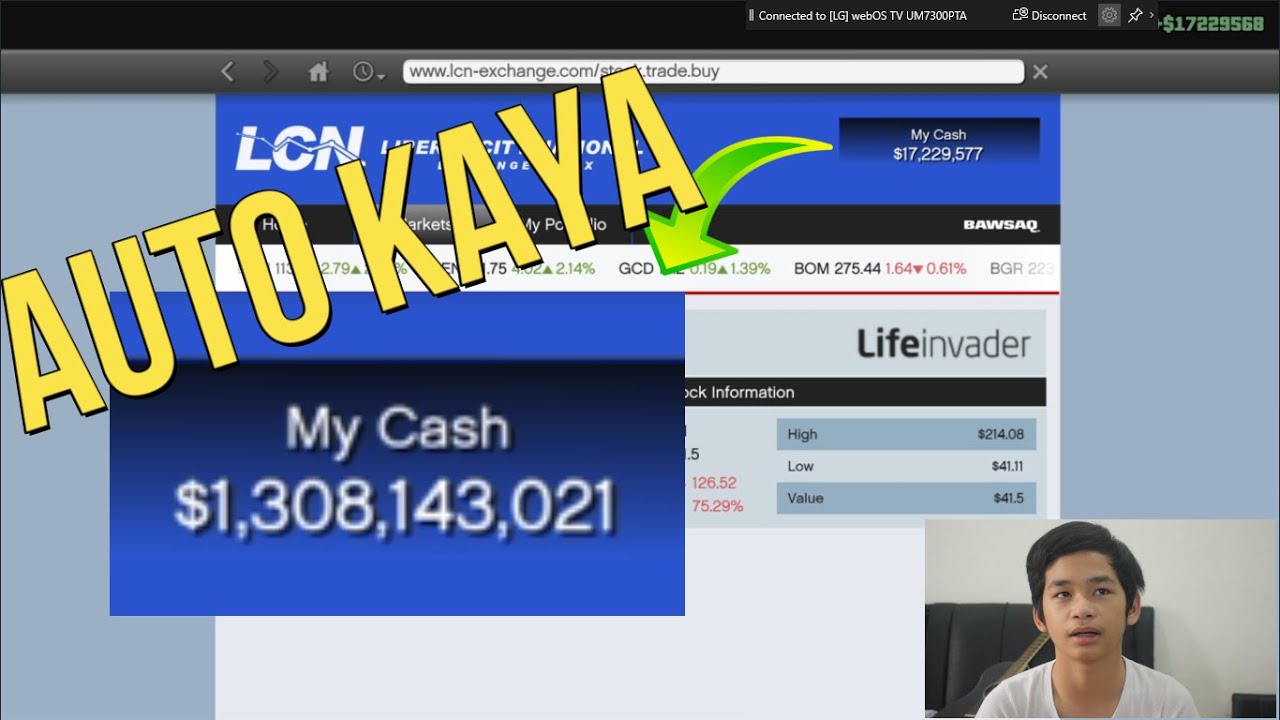 Cara Dapat Uang Miliaran Dolar GTA V Offline|Ray Sidabutar HD 