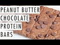 Peanut Butter Chocolate Protein Bars