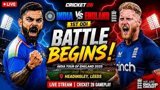 🔴 INDIA vs ENGLAND LIVE 🔥 Virat Kohli vs Ben Stokes | Cricket 26 Gameplay | Epic ODI Battle