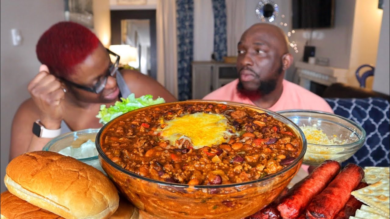 SHE WAS BLACKListed for P*****..| CHEESY CHILI 🌶️ NANAS WAY!| MUKBANG EATING SHOW!!