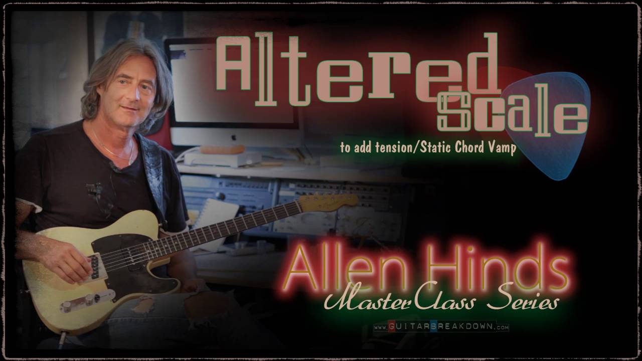 Allen Hinds NEW Lesson Package - Learn Melodic Minor Modes - Guitar Lesson