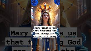 Mary Queen of heaven pray for us🙏❤ #lent #everyone #catholicfaith #ourlady #ladymary #blessedmother