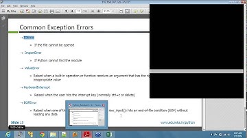 Exception Handling in Python | Edureka