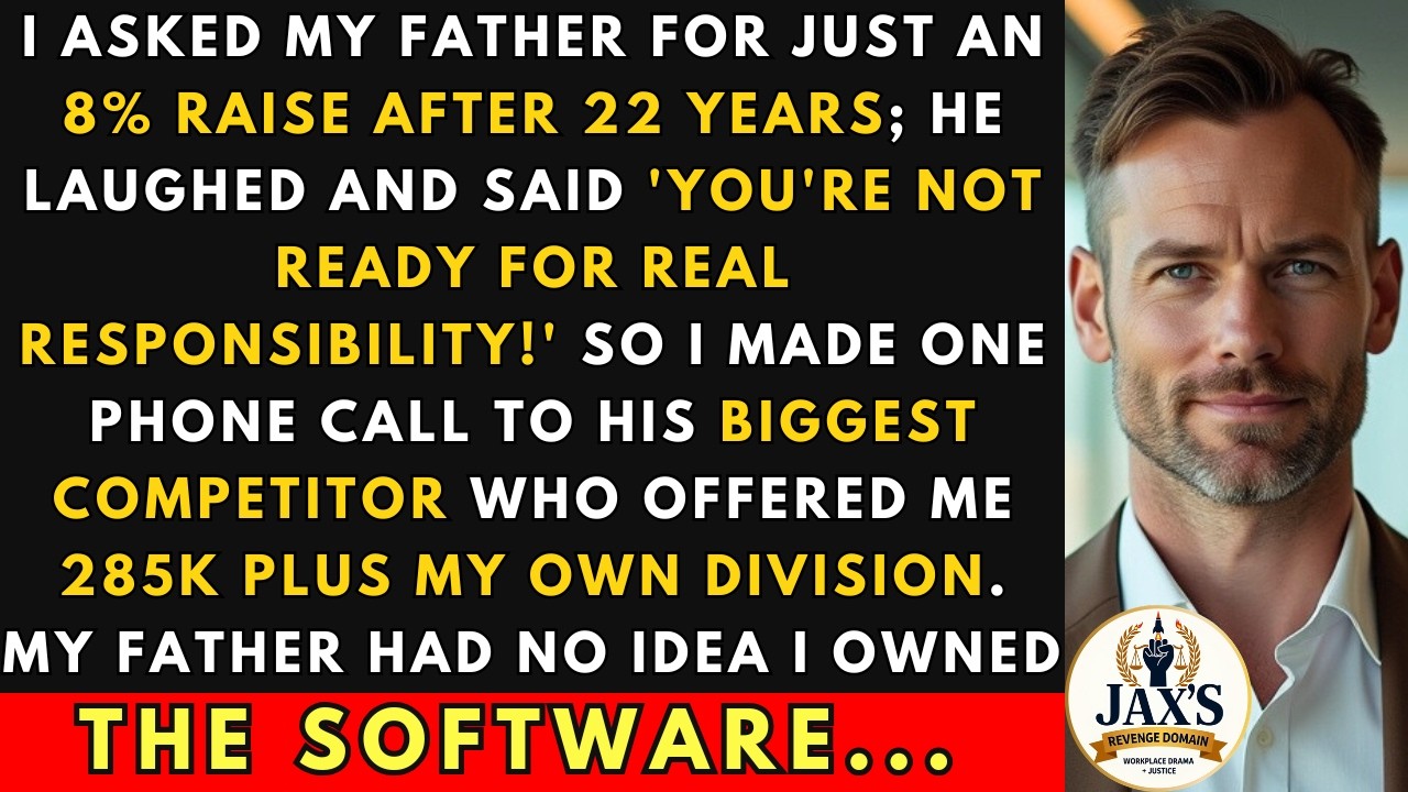 My Father Laughed At My 8% Raise Request At 54—I Took My Software To His Biggest Rival…