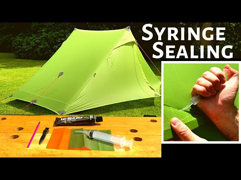 How to Seam Seal a Tent with a Syringe - Lanshan 1 2 Pro