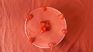 Gâteau à la fraise sans four