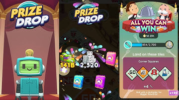 Monopoly Go | 1000 PEG-E Chip | x100 Prize Drop | Event Gameplay @monopolygo #monopolygo